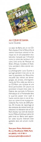 Lucia Guanaes - presse - Au coeur de Bahia - Photos nouvelles - 2000-06